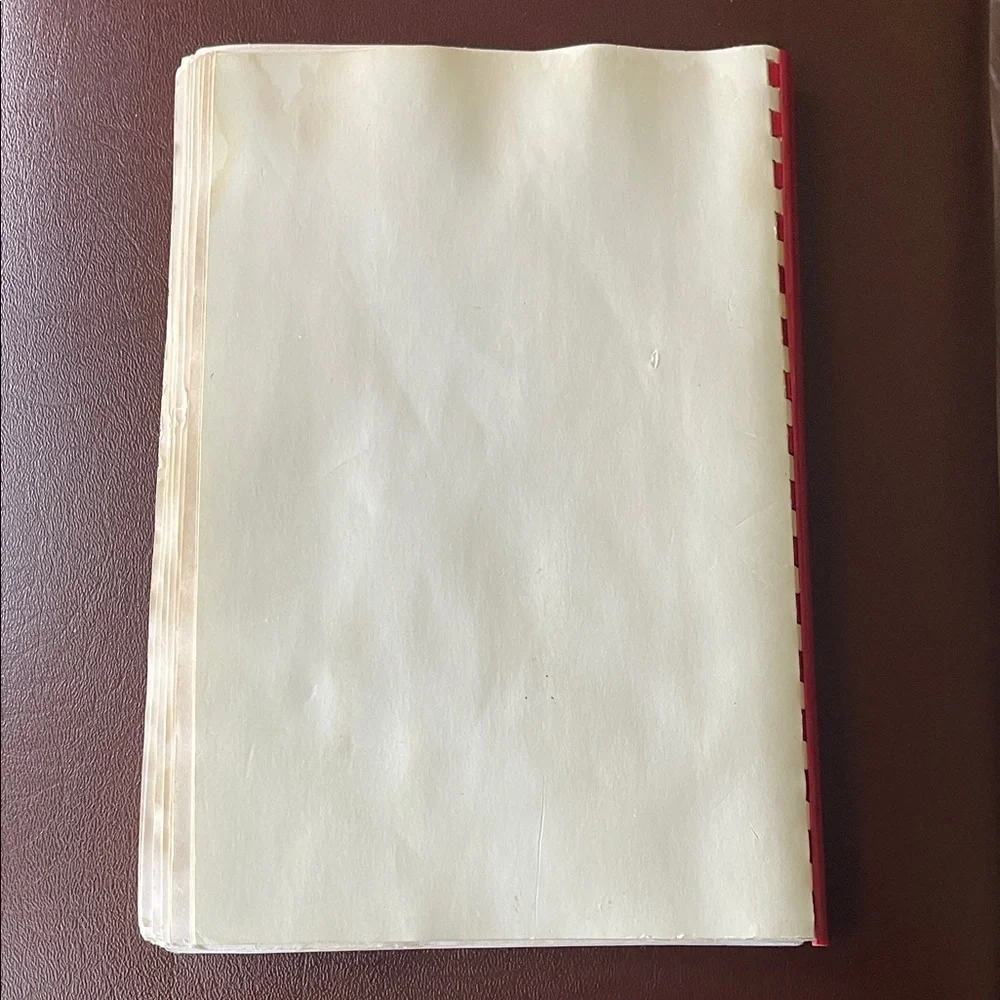 VTG Home Cookin' Recipes — Golden Leaf Festival Cookbook (Red Cover)